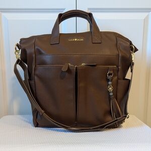 Lily Jade Caroline brown vegan leather